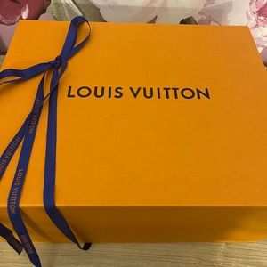 Louis Vuitton empty box and bag